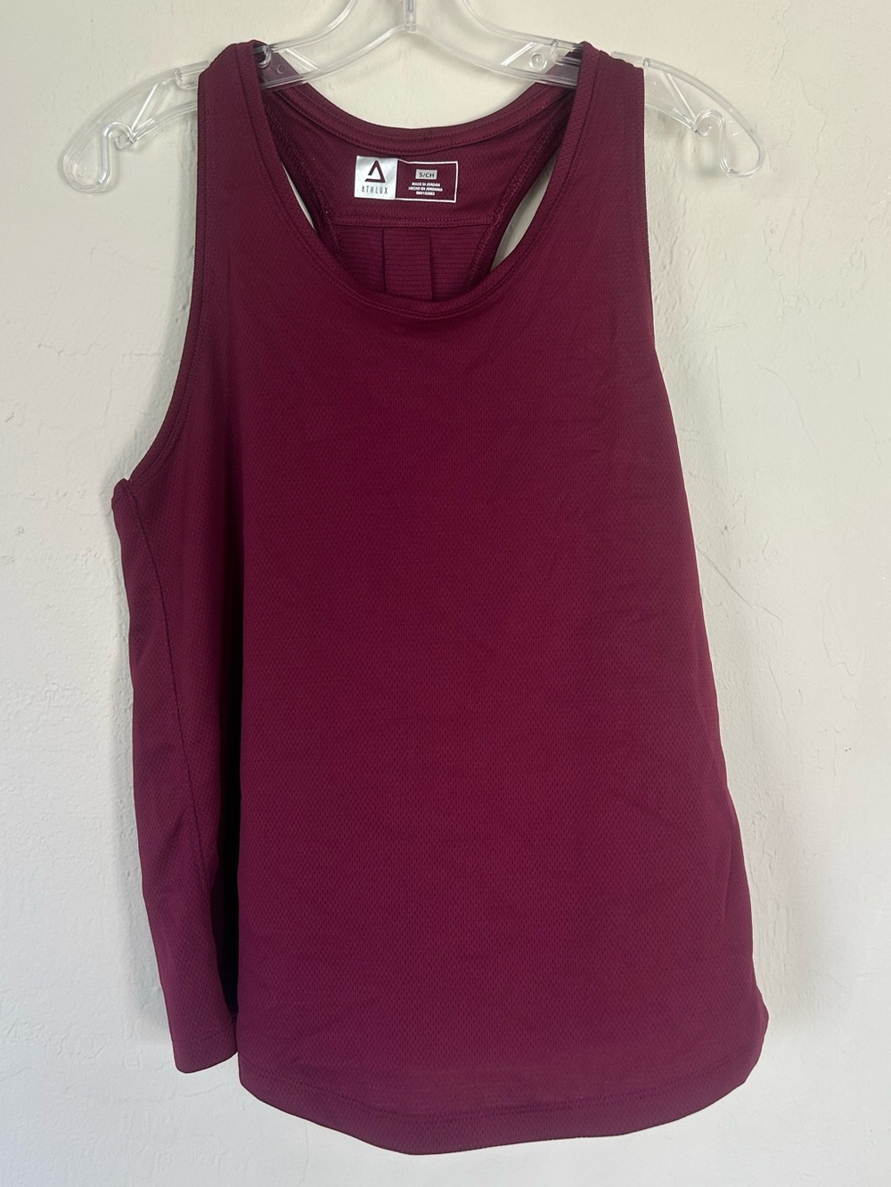 ATHLUX women's racerback athletic tank top Magenta Size Small (1793)